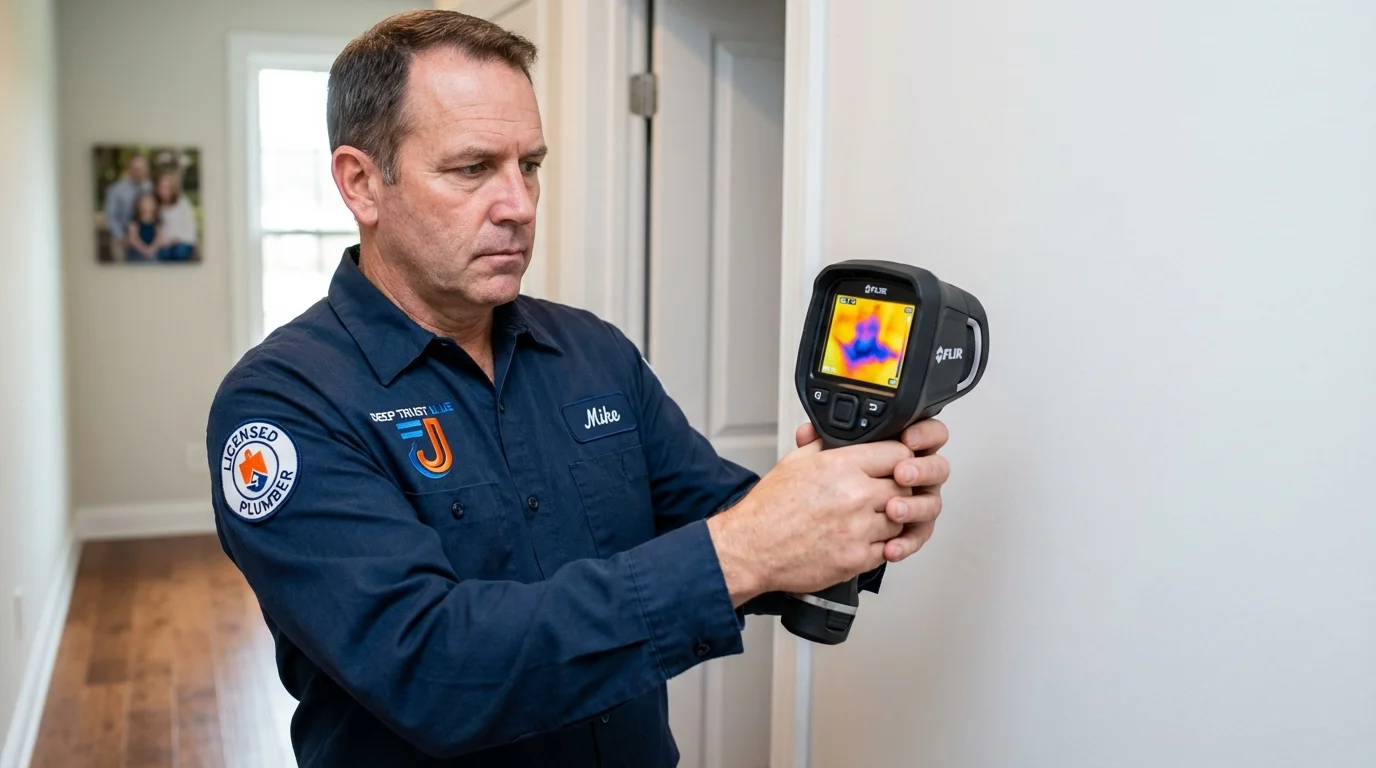 Thermal imaging leak detection by Johns Plumbing LLC in Donalsonville